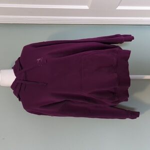 Purple Under Armour hooded sweatshirt